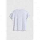 Camisetas Camiseta BLUE BANANA Unisex Amsterdam White