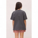Camisetas Camiseta BLUE BANANA Unisex Bonfire Anthracite