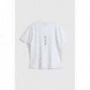 Camisetas Camiseta BLUE BANANA Unisex Bonfire White