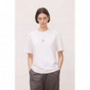 Camisetas Camiseta BLUE BANANA Unisex Bonfire White