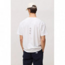 Camisetas Camiseta BLUE BANANA Unisex Bonfire White