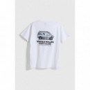 Camisetas Camiseta BLUE BANANA Unisex Drive White