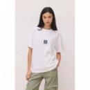 Camisetas Camiseta BLUE BANANA Unisex Glance White