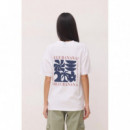 Camisetas Camiseta BLUE BANANA Unisex Glance White