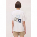 Camiseta BLUE BANANA Unisex Gravity White