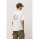 Camisetas Camiseta BLUE BANANA Unisex Movement White