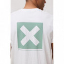 Camisetas Camiseta BLUE BANANA Unisex Nature White