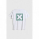 Camisetas Camiseta BLUE BANANA Unisex Nature White