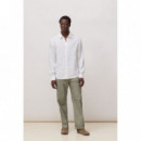 Camisa BLUE BANANA Hombre Core Linen White