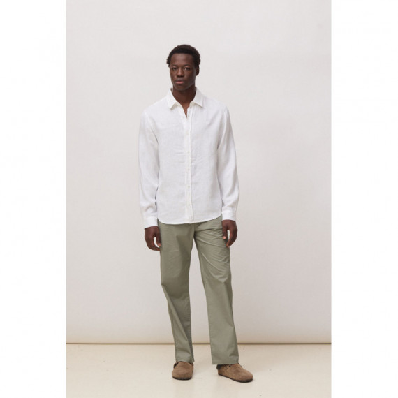 Camisa BLUE BANANA Hombre Core Linen White
