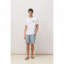 Pantalón Corto BLUE BANANA Hombre Tide Mist
