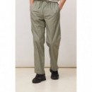 Pantalones Pantalón BLUE BANANA High Straight Olive Green