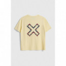 Camiseta BLUE BANANA Mujer Karma Light Yellow