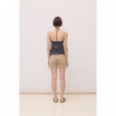 Top BLUE BANANA Mujer Vibe Anthracite