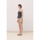 Top BLUE BANANA Mujer Vibe Anthracite