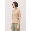 Top BLUE BANANA Mujer Vibe Camel