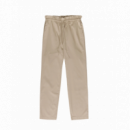 Pantalones mujer Pantalón BLUE BANANA Mujer Popelín Camel