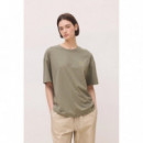 Pantalones mujer Pantalón BLUE BANANA Mujer Popelín Camel