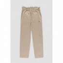 Pantalones mujer Pantalón BLUE BANANA Mujer Popelín Camel