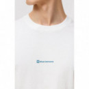 Camisetas Camiseta BLUE BANANA Unisex Clean White