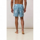 Pantalón Corto Bañador BLUE BANANA Hombre Fade Sage