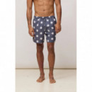 Pantalón Corto Bañador BLUE BANANA Hombre Soleil Antracita