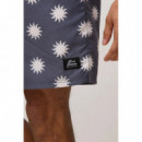 Pantalón Corto Bañador BLUE BANANA Hombre Soleil Antracita