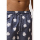 Pantalón Corto Bañador BLUE BANANA Hombre Soleil Antracita