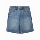 Pantalones Cortos WOODBIRD Rami Washed Blue