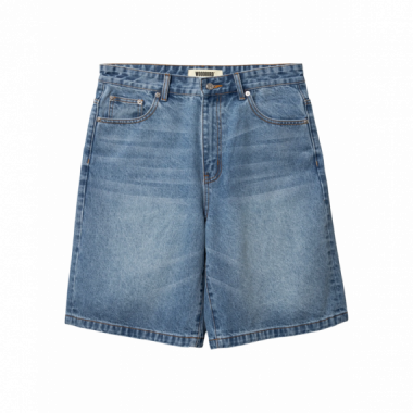 Pantalones Cortos WOODBIRD Rami Washed Blue