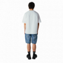 Pantalones Cortos WOODBIRD Rami Washed Blue