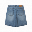 Pantalones Cortos WOODBIRD Rami Washed Blue
