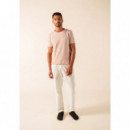 Camisetas Hombre Camiseta SAINT JAMES Plouhinec Neige Argile