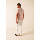 Camisetas Hombre Camiseta SAINT JAMES Plouhinec Neige Argile