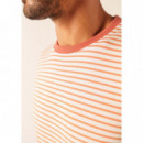Camisetas Hombre Camiseta SAINT JAMES Plouhinec Neige Argile