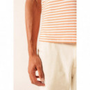 Camisetas Hombre Camiseta SAINT JAMES Plouhinec Neige Argile