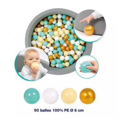 Bolsa 90 Pelotas Colores Mixtos  LUDI