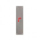 Placa Ciega Inox 300 X 80 Mm - Modelo 7000