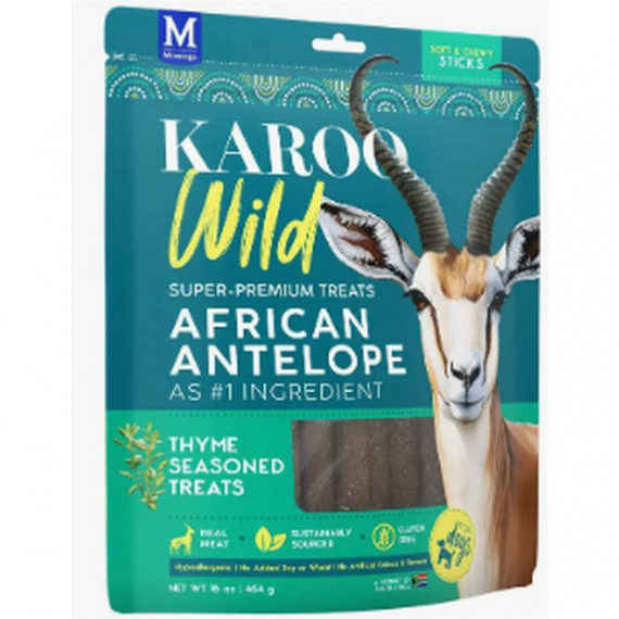 KAROO WILD Perro Snack Sticks Tomillo 454 Gr