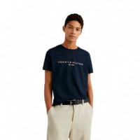 Camiseta con Logo Negra  TOMMY HILFIGER