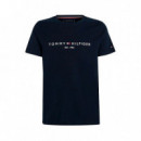 Camiseta con Logo Negra  TOMMY HILFIGER