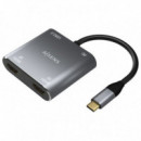 AISENS CABLE ADAPTADOR USB-C A HDMI DUAL 4K