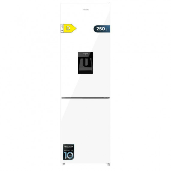 Bolero CoolMarket Combi 250 WD White Glass D 54x59x180 cm
