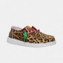 Zapatillas Wendy Getaway Lace Leopard de Hey Dude