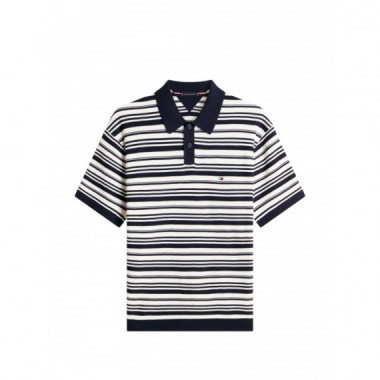 TOMMY HILFIGER - Cool Touch Structure Ss Polo - 0A5 - F|MW0MW42795/0A5