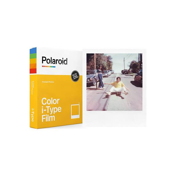 POLAROID Papel Fotografico COLOR I-TYPE FILM 4.25" 8Uds 6000