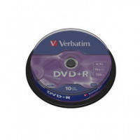 VERBATIM Lata 10 Pcs Dvd+r 16X