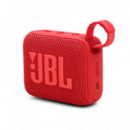JBL Altavoz Portatil Bluetooth V 5.3 GO4 Rojo 7H Resistente al Agua