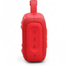 JBL Altavoz Portatil Bluetooth V 5.3 GO4 Rojo 7H Resistente al Agua