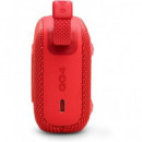 JBL Altavoz Portatil Bluetooth V 5.3 GO4 Rojo 7H Resistente al Agua